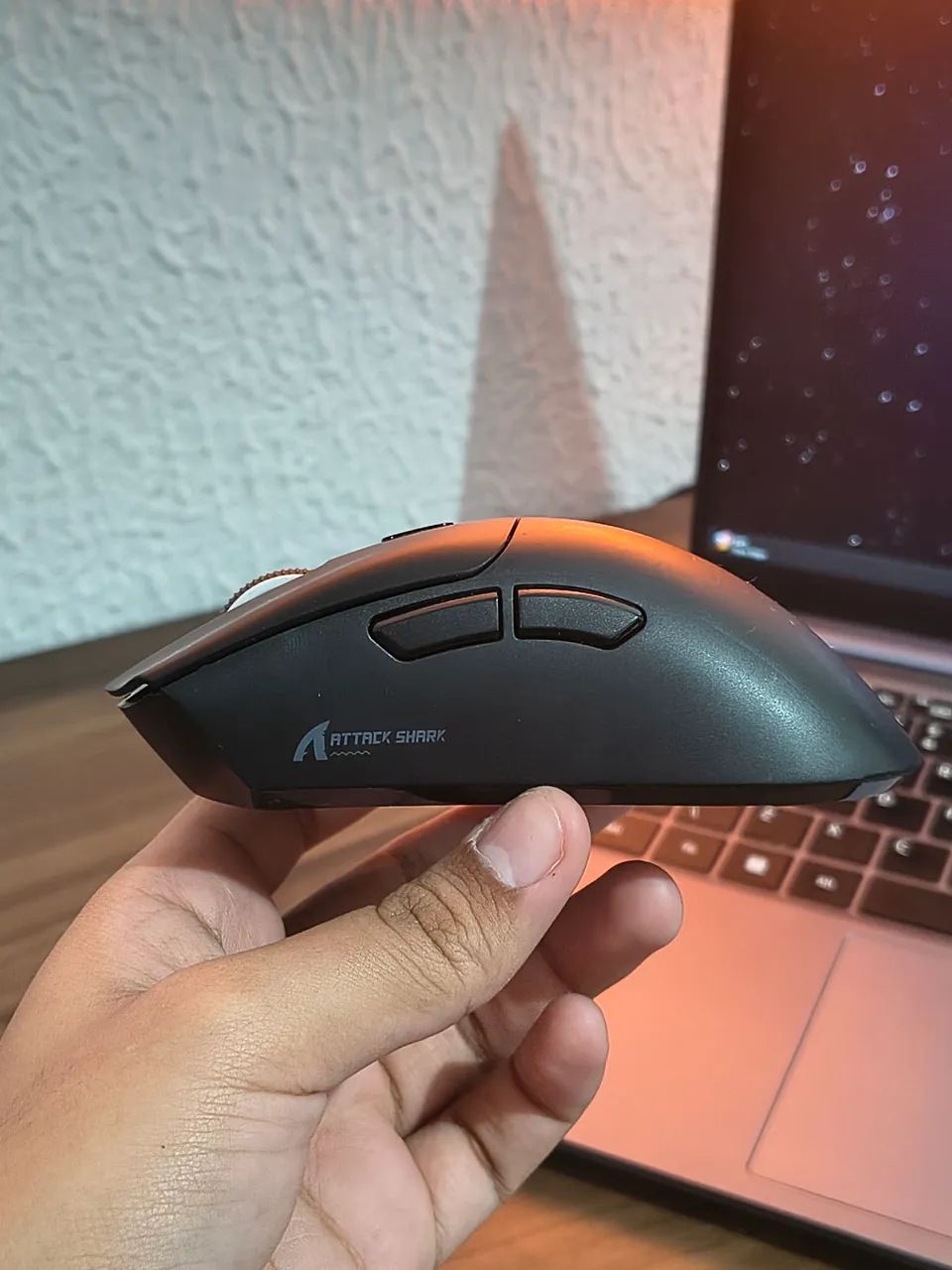 Mouse Attack Shark R1 Black | Envio OLX Pay | Aceito Cartão | Entrego - Foto 3