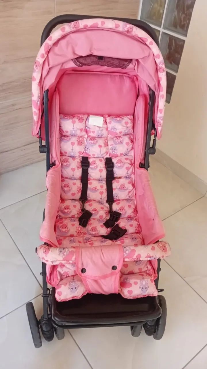 Carrinho de bebê menina - Foto 4