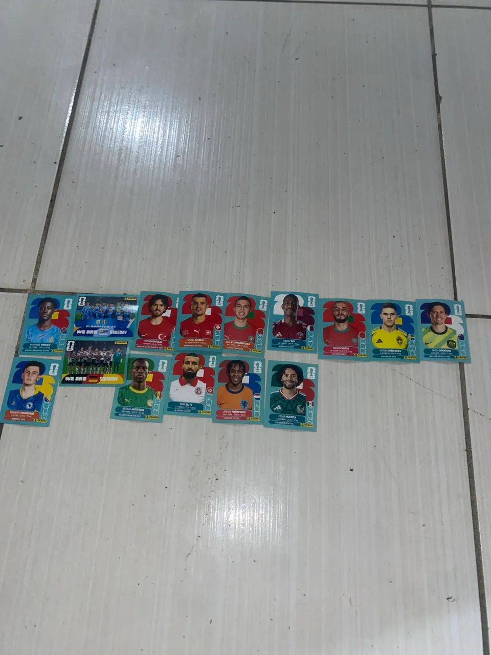 Figurinhas da copa por 1,00