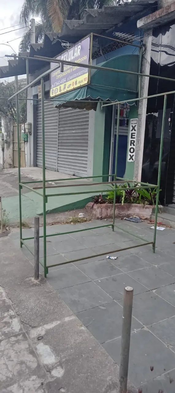 banca de ferro para ambulante