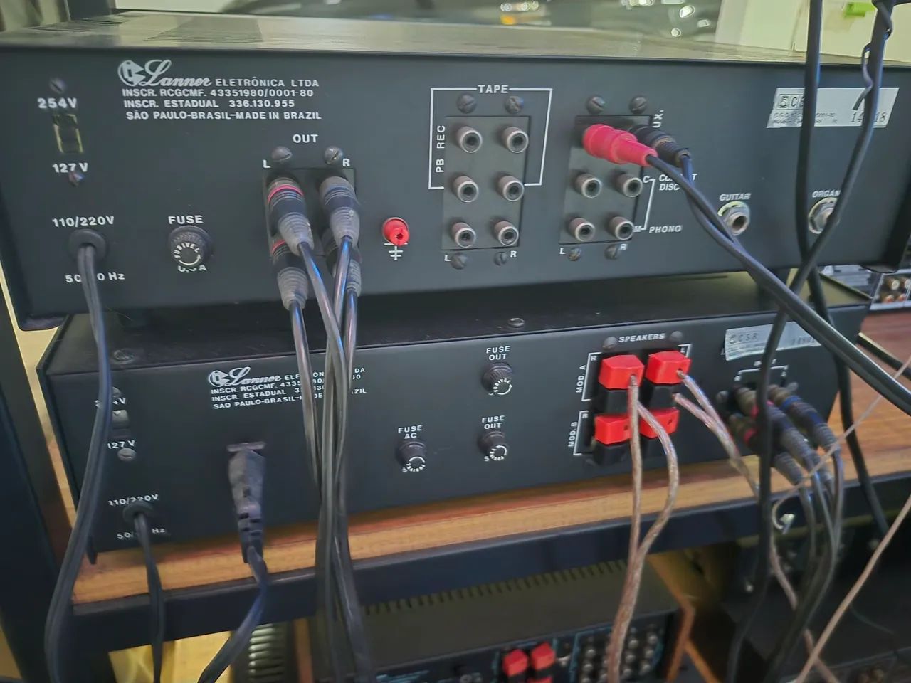 CSR PRE AMPLIFICADOR PR2002 E POWER AL9400 - Foto 3