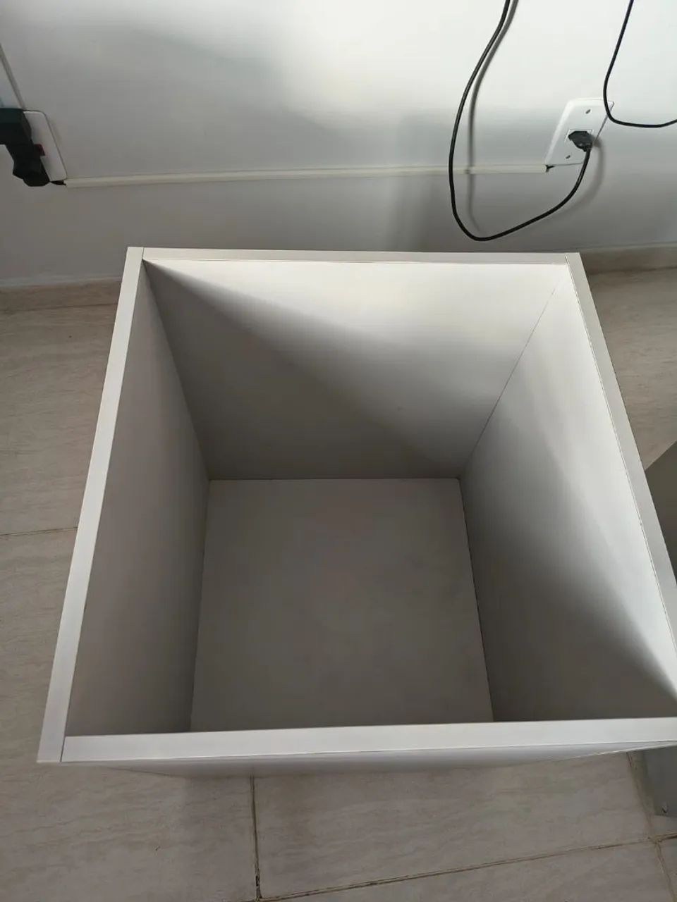 Nincho com rodinhas  Mdf cinza - Foto 2