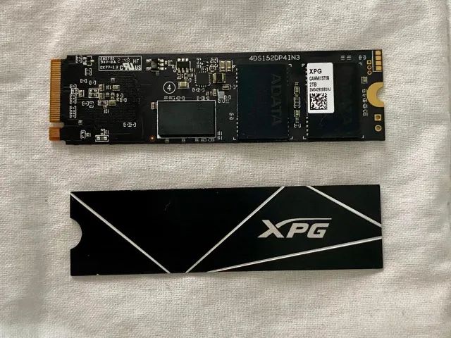 SSD NVMe XPG GAMMIX S70 Blade 2TB Leitura: 7400MB/s e Gravação