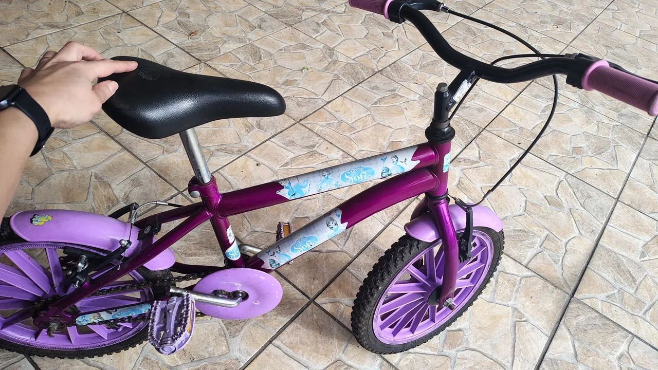 Bicicleta infantil aro 14 - Foto 2