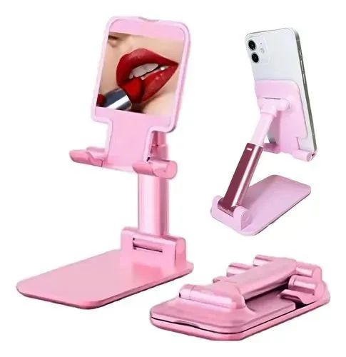 Suporte para celular ou tablet com ajuste de altura - Tem espelho  - Foto 3