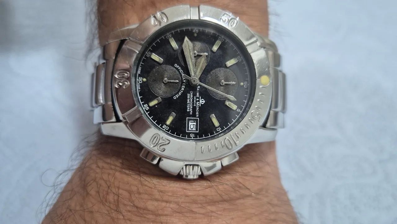 Relógio BAUME & MERCIER CRONÓGRAFO  -   TODO REVISADO - Foto 4
