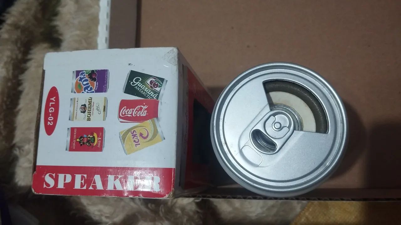 Caixa de som lata refrigerante  - Foto 3