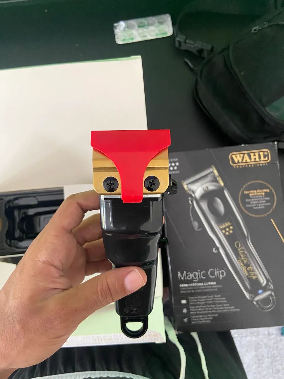 Máquina de corta cabelo wahl Magic clip cordless black - Foto 2