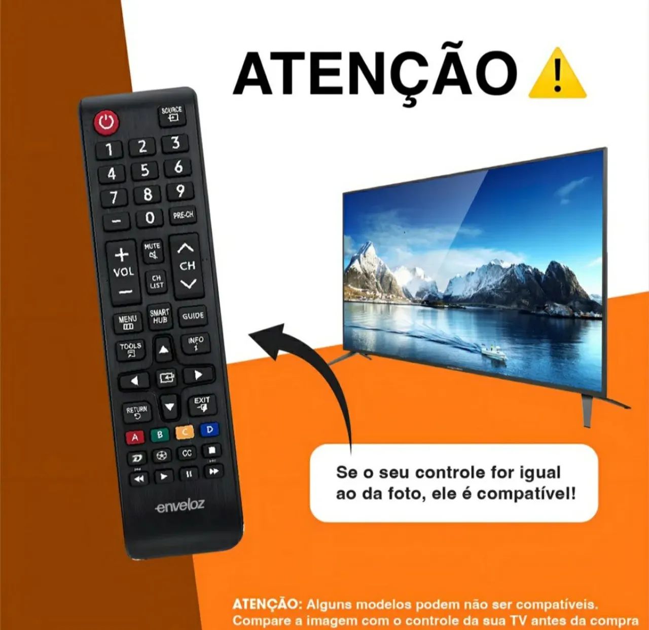 Controle para TV Samsung  - Foto 3