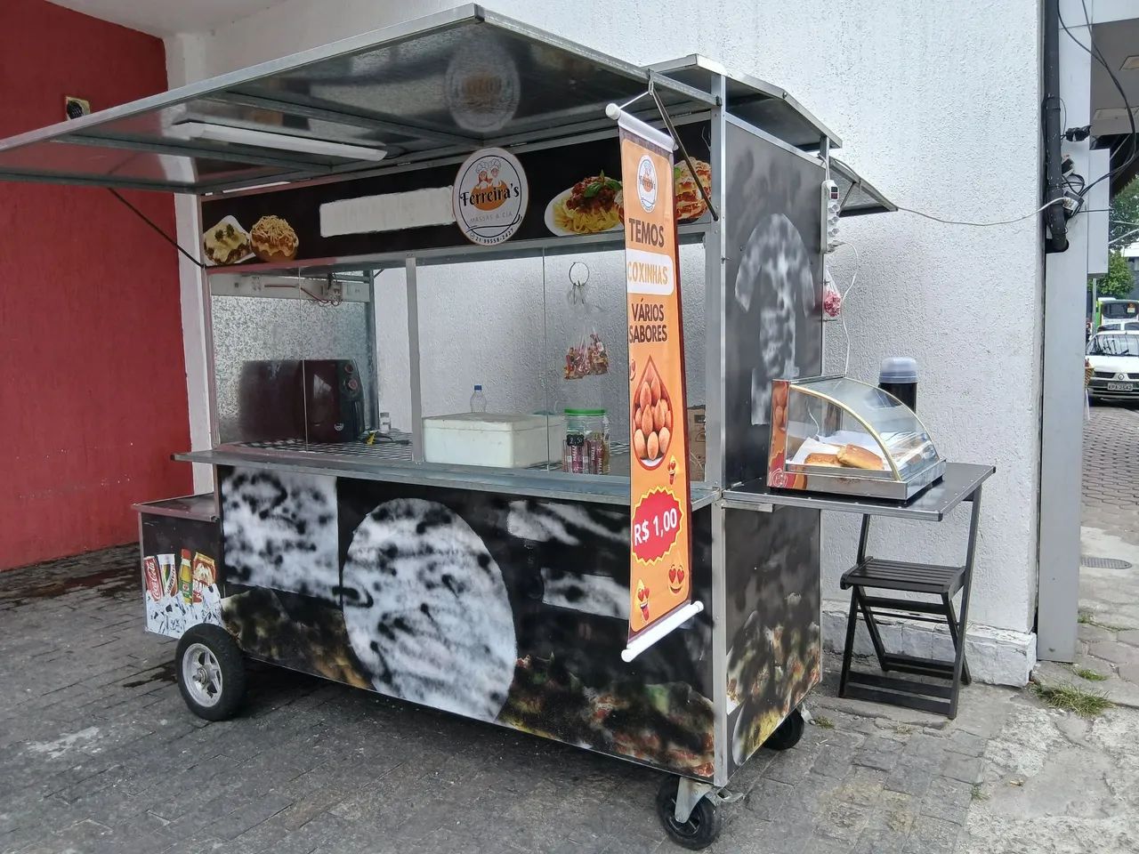 Carrinho de lanches grande
