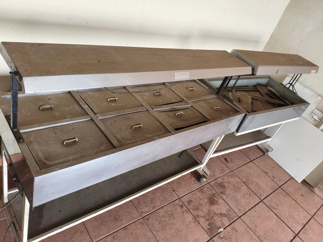2 balcões para buffet self-service térmico (banho-maria)  - Foto 3