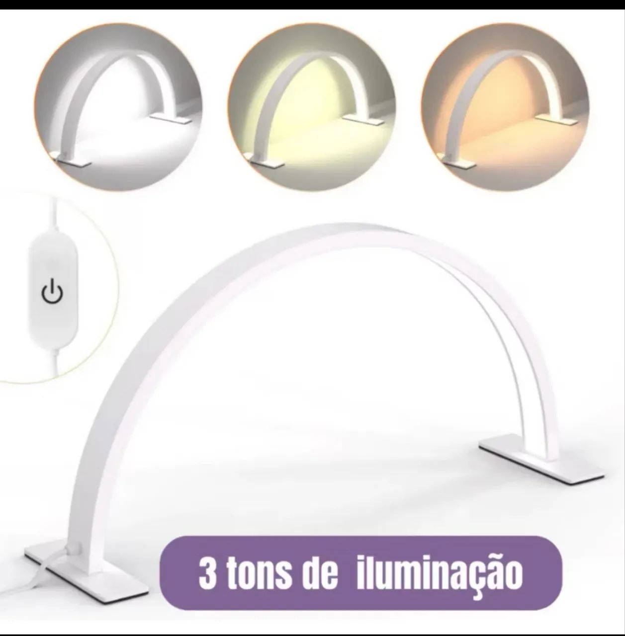 Luminária meia lua  - Foto 4