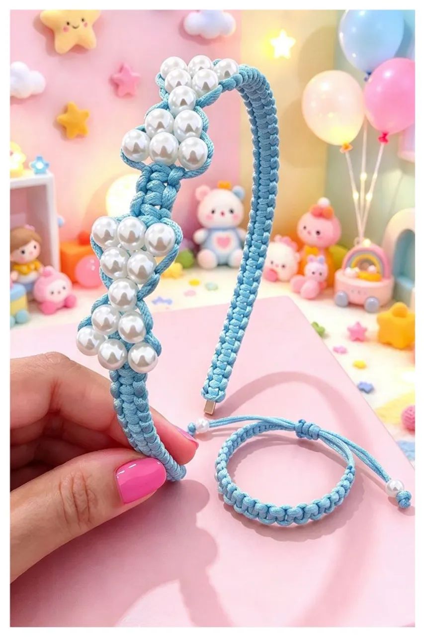 Kits tiara e pulseiras - Foto 4