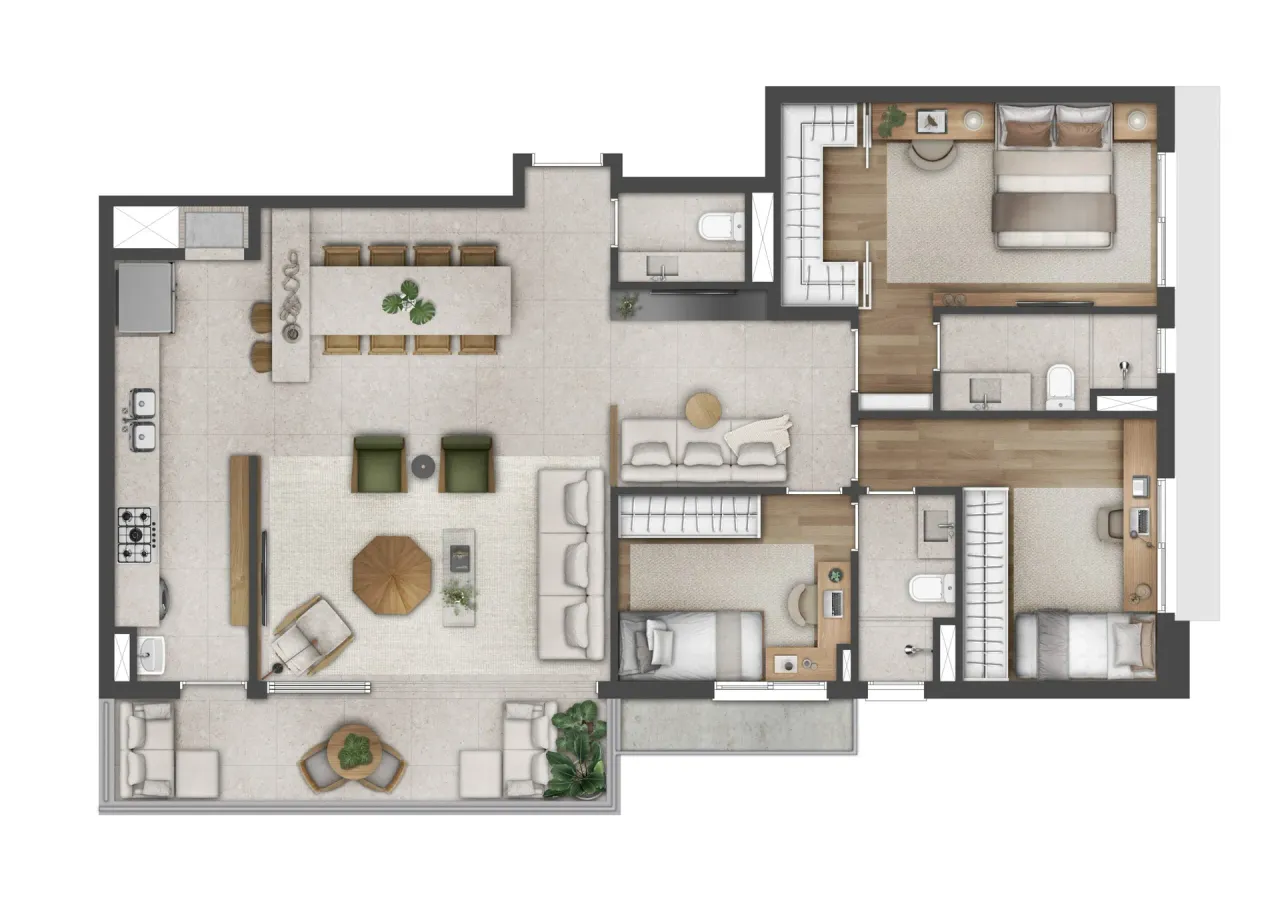 PLANTA 118m²