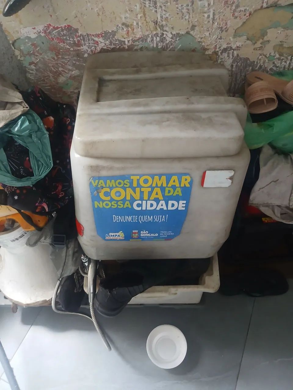 Bag de plastico para entregador de moto 