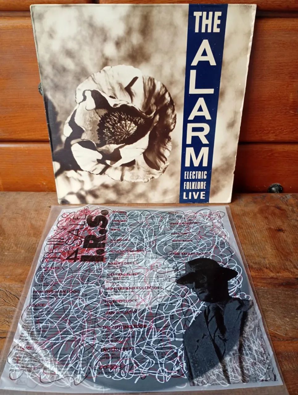 LP Vinil The Alarm Electric Folklore Live importado NM