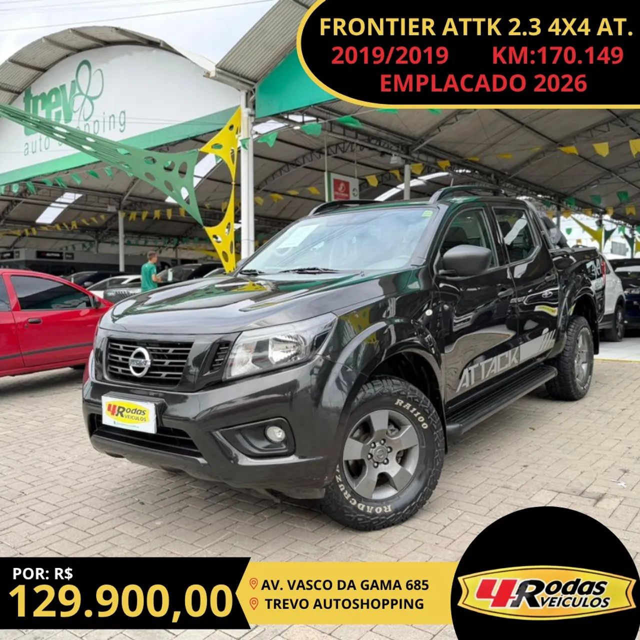 Nissan Frontier Frontier ATTAC.CD 4x4 2.3 Bi-TB Die. Aut 2019