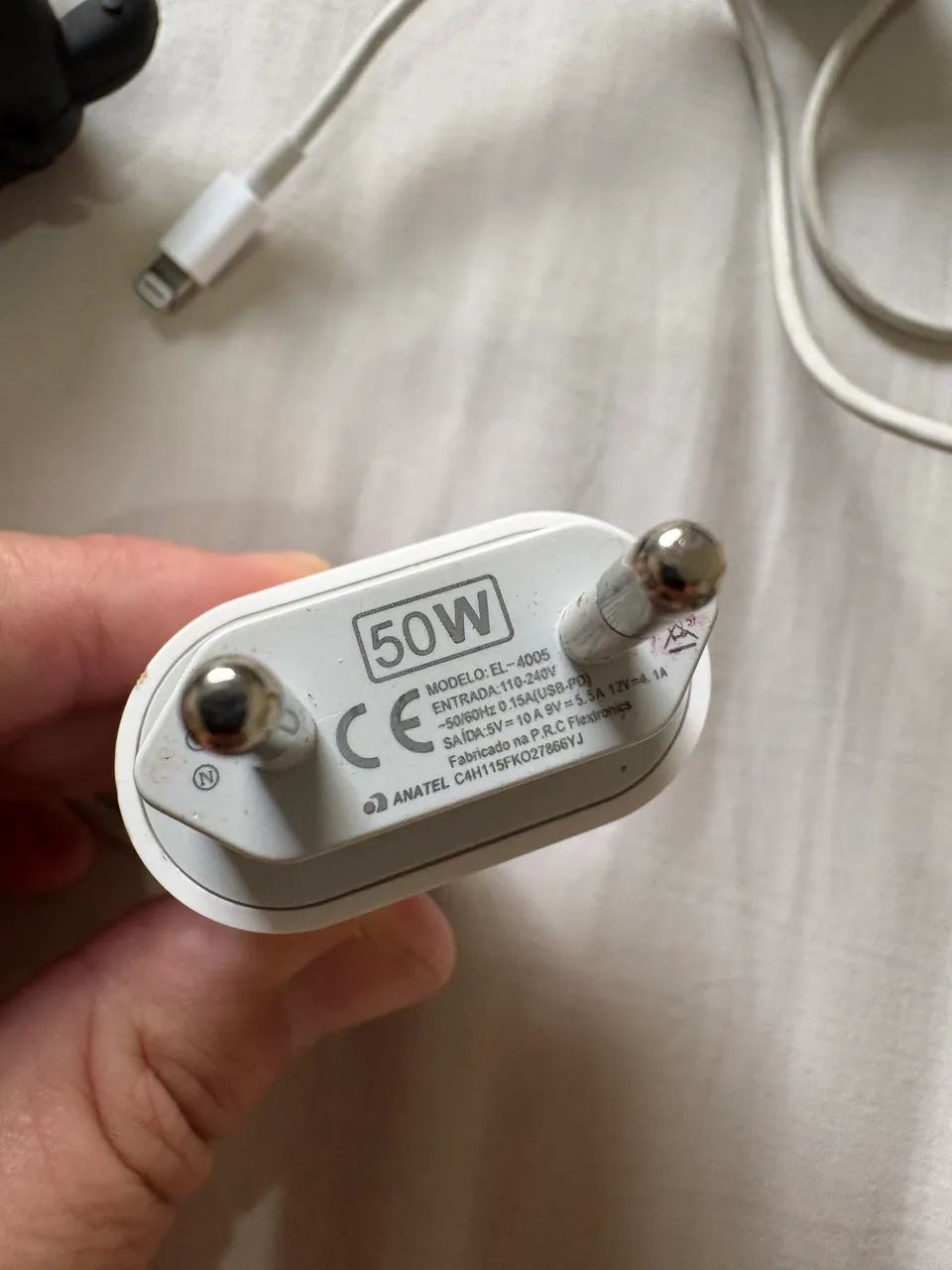 Carregador e Cabo IPHONE APPLE  - Foto 3