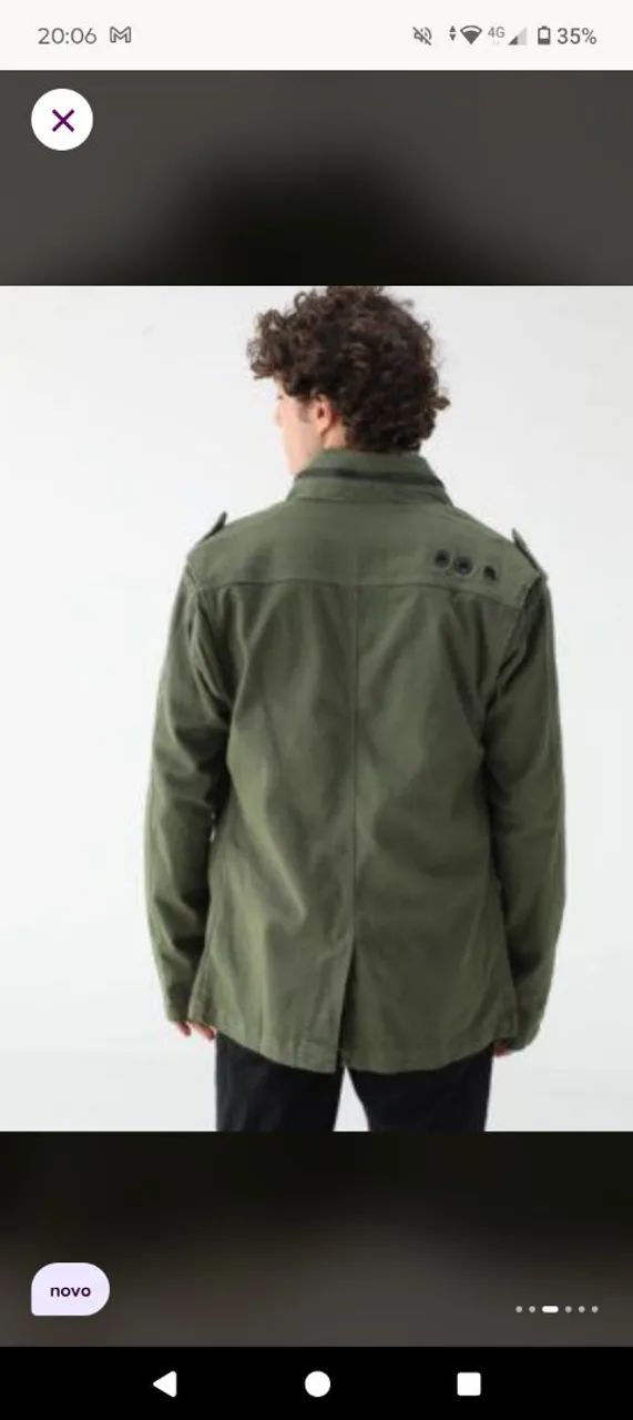 Jaqueta parka Osklen pocket - Foto 2