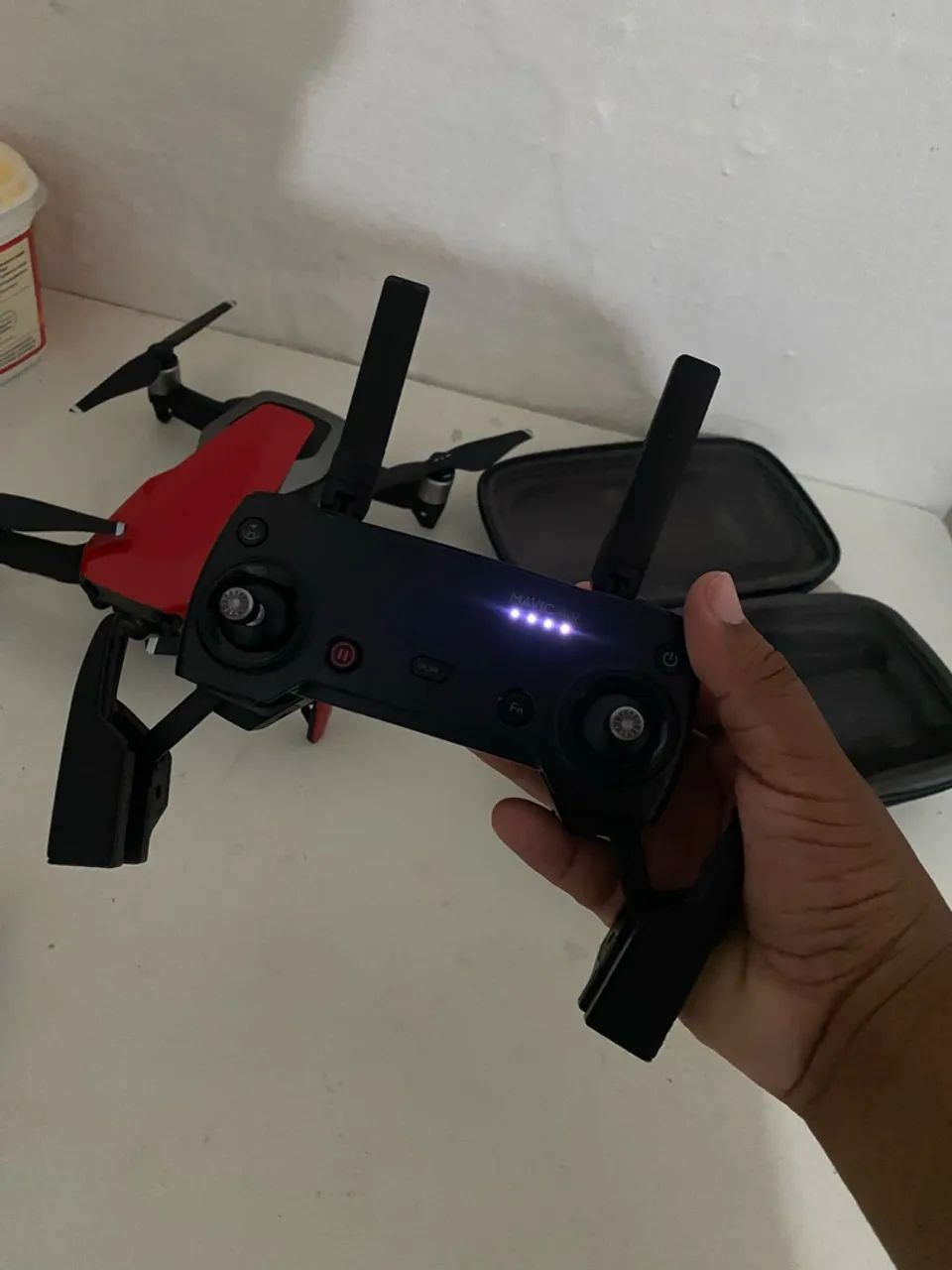 ? DJI Mavic Air Vermelho - Kit Completo e Pronto para Voar! ? - Foto 4
