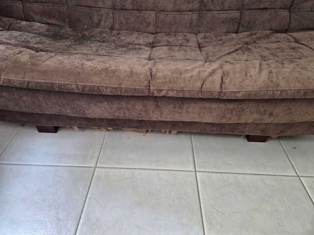 Sofá marrom 2 lugares (sofá-cama casal) - Foto 2