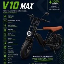 BIKE ELÉTRICA V10 MAX - contato da loja * 