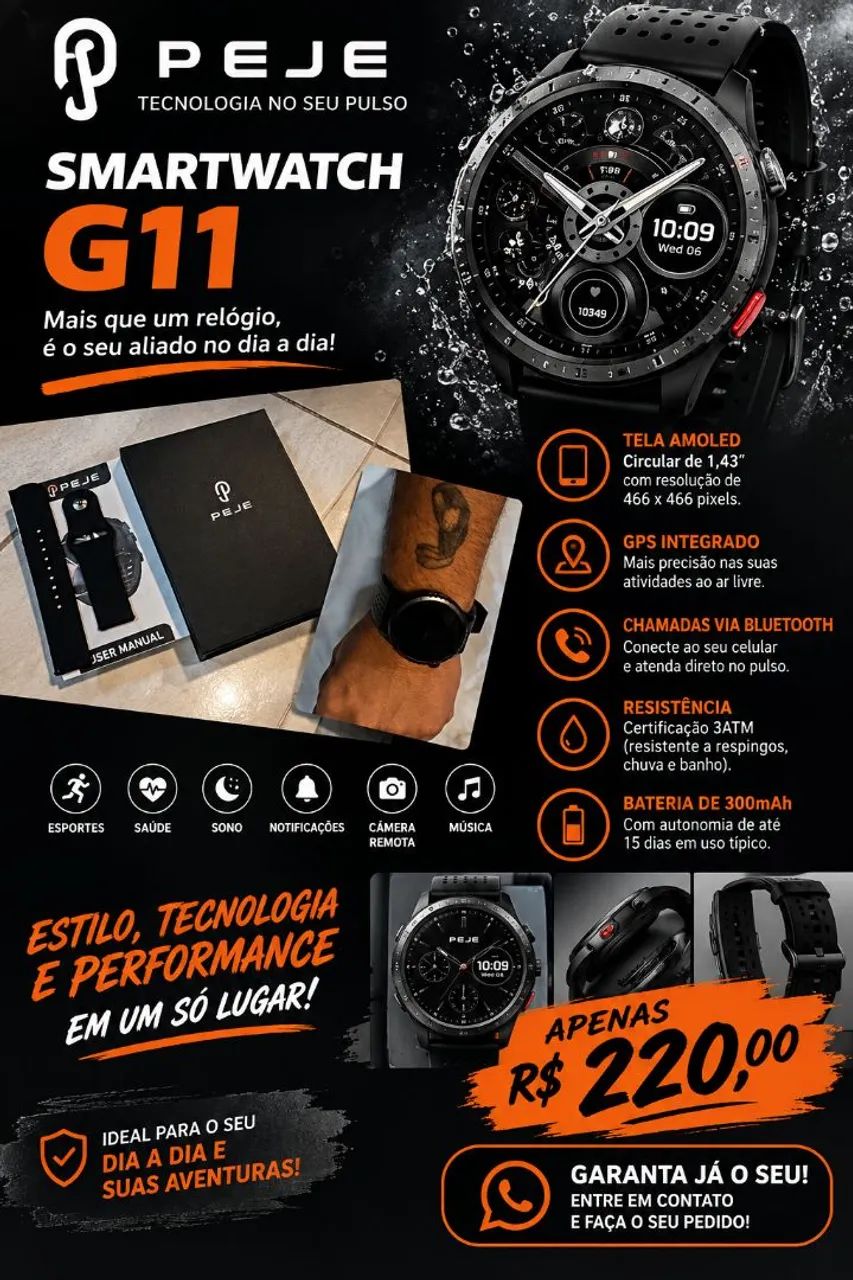 Smartwatch G11 PEJE