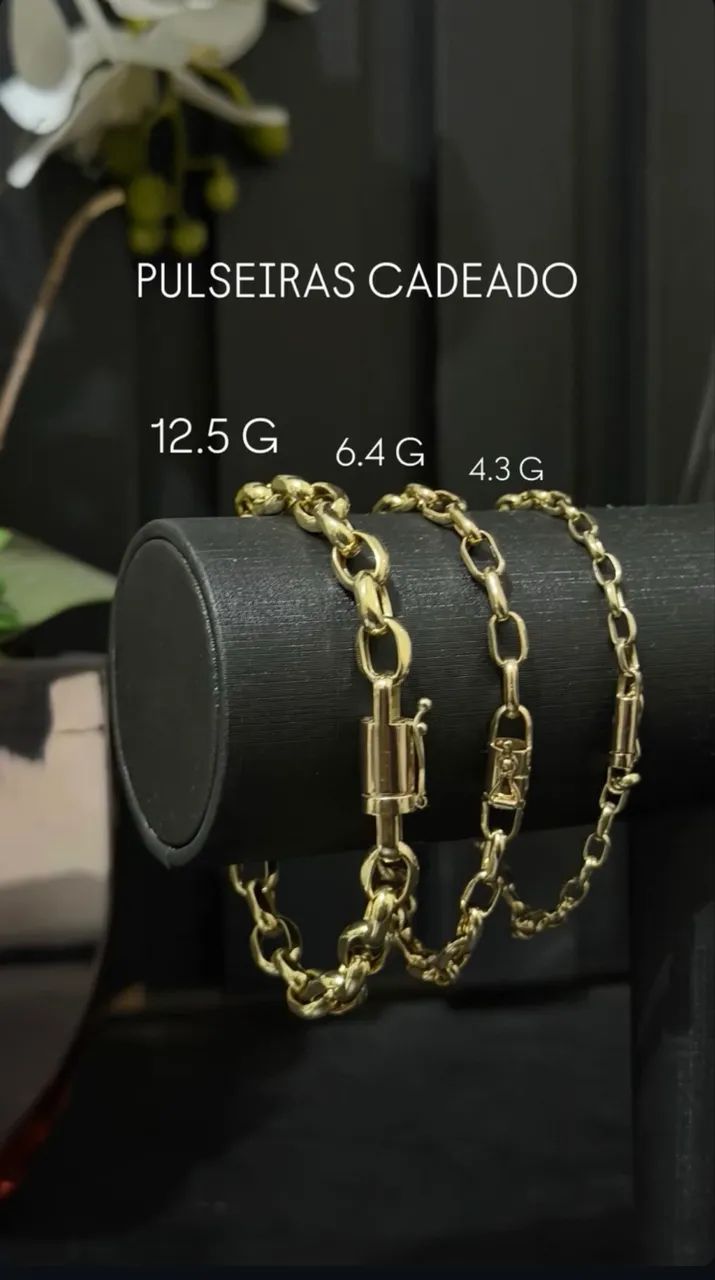 Pulseiras cadeado