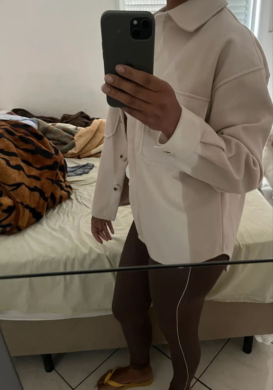 Casaco Oversized feminino Nova sem uso TAM P  - Foto 5