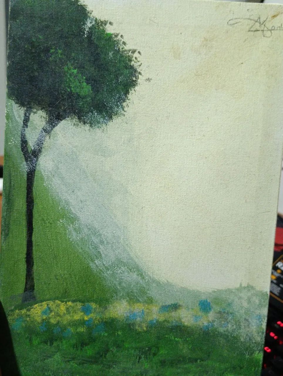 Quadro feito a mão 