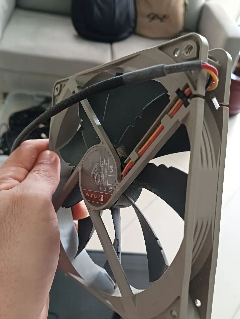 3 Ventoinha Noctua 140mm NF-P14s redux 1200 - Foto 5