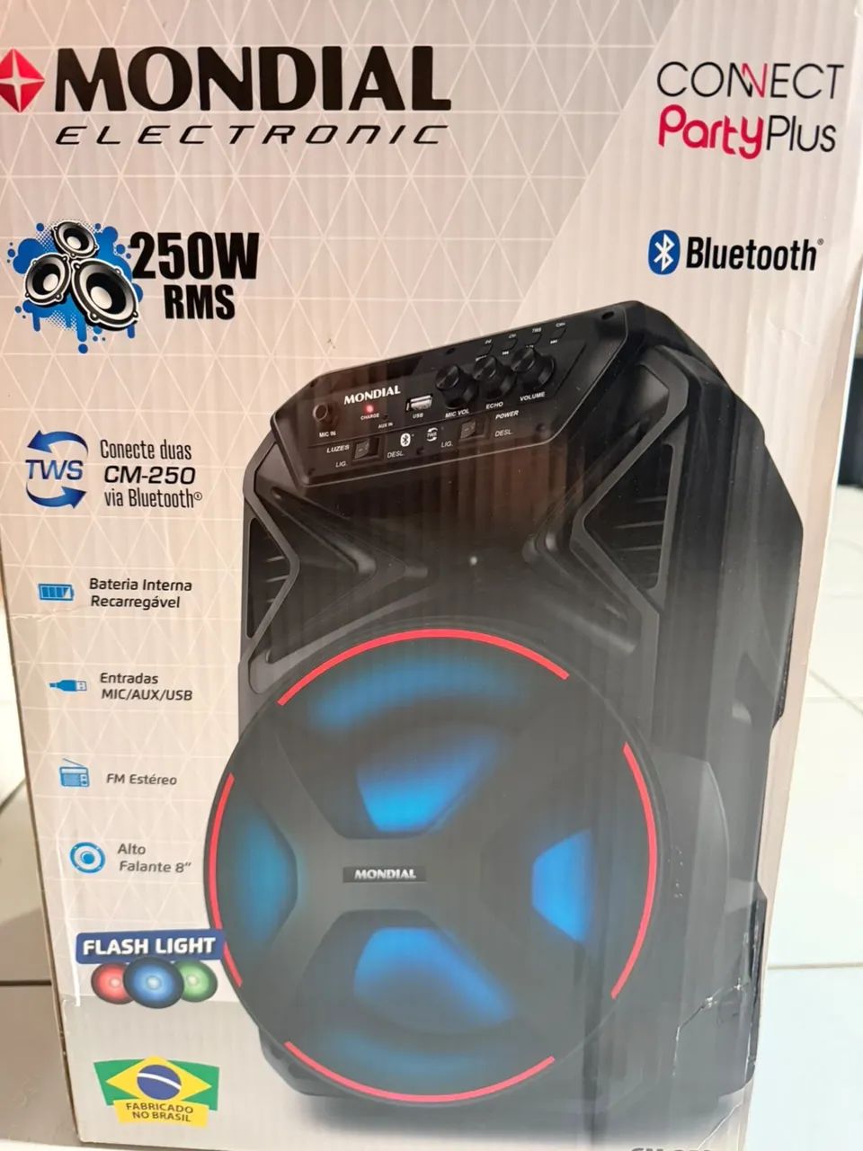 Caixa de Som Mondial 250W RMS - Foto 4