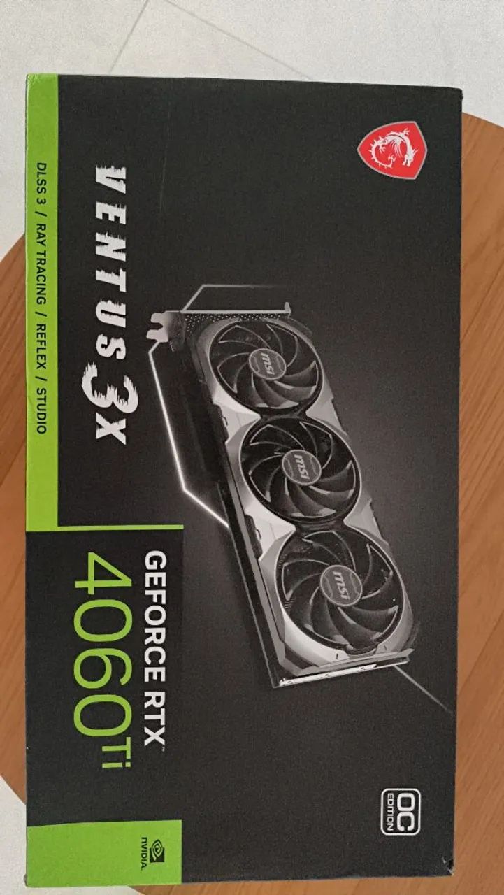 4060 TI 8GB 3X OC VENTUS MSI