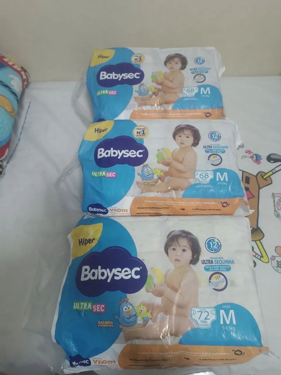 Vende-se fralda descartável pois meu bebê não usa mais esse tamanho