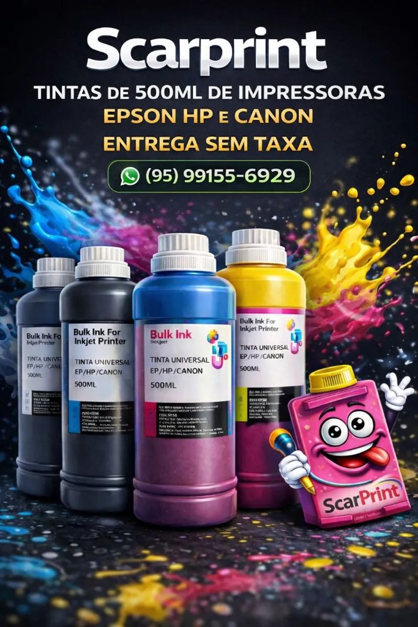 500ml Ink Cartridges for Epson, HP, and Canon Printers – Free Delivery