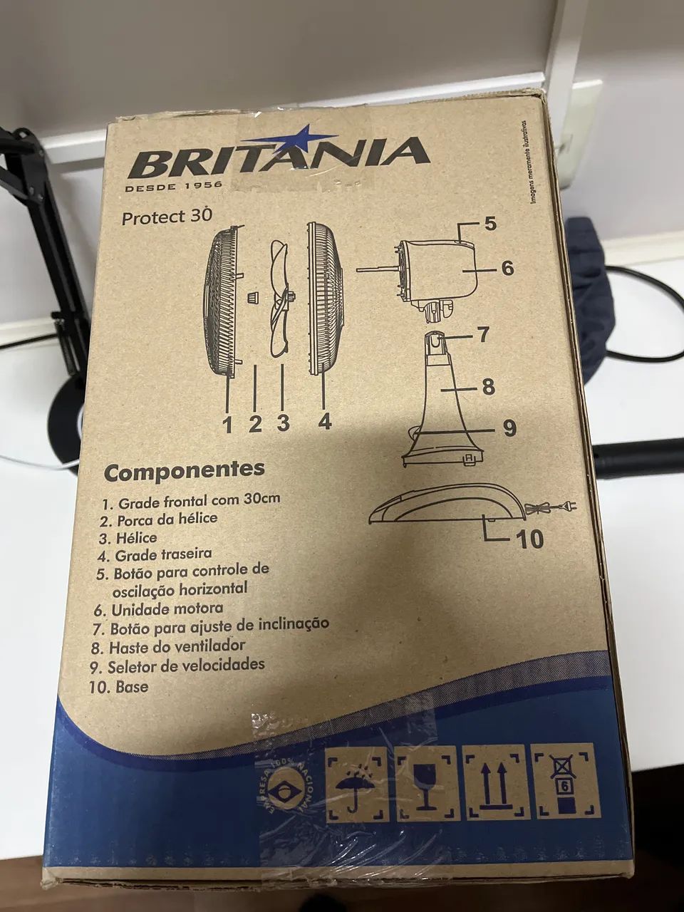 Ventilador de mesa Britânia 30 cm - Foto 2