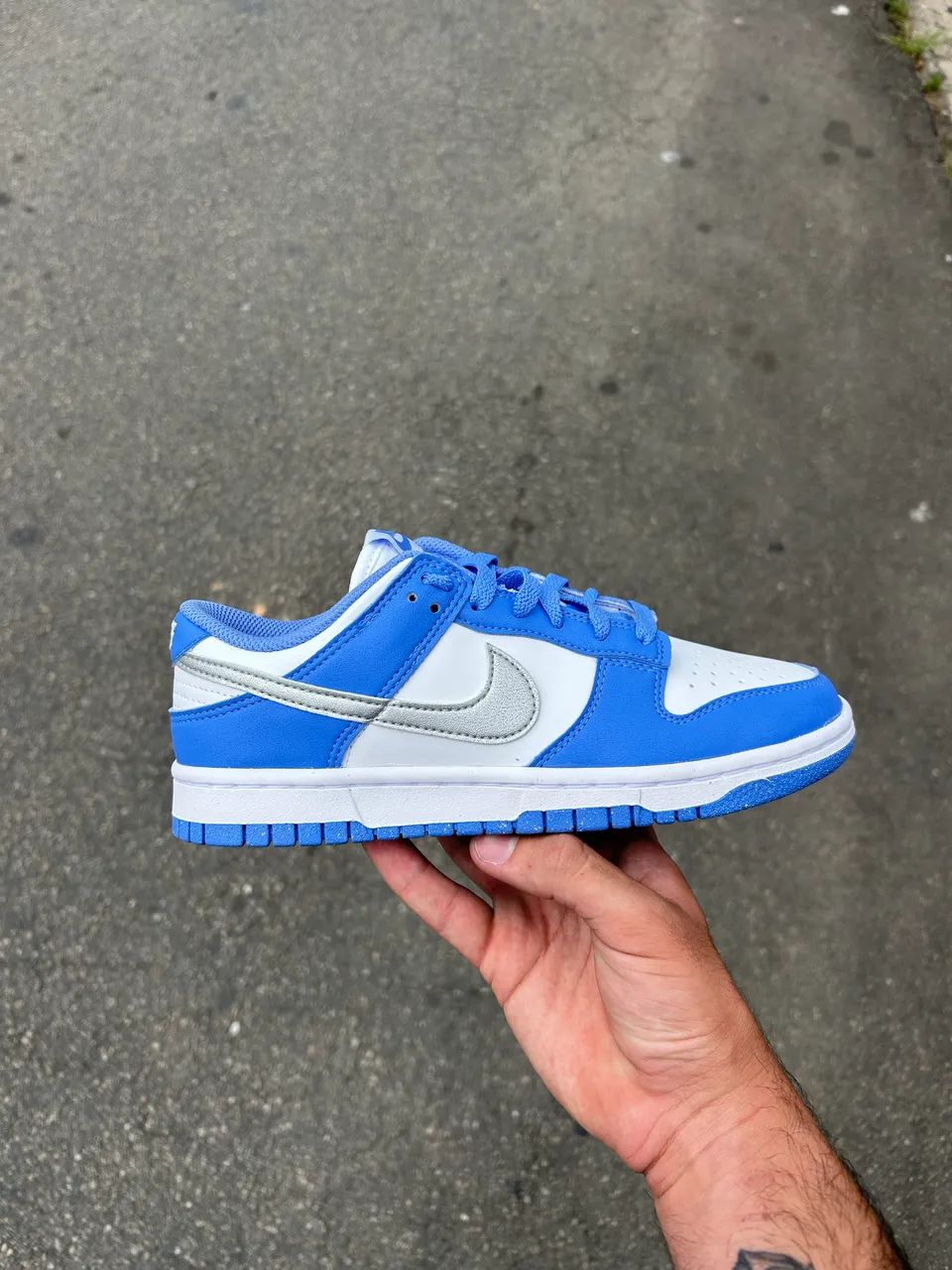 Dunk low Azul bebê  - Foto 3