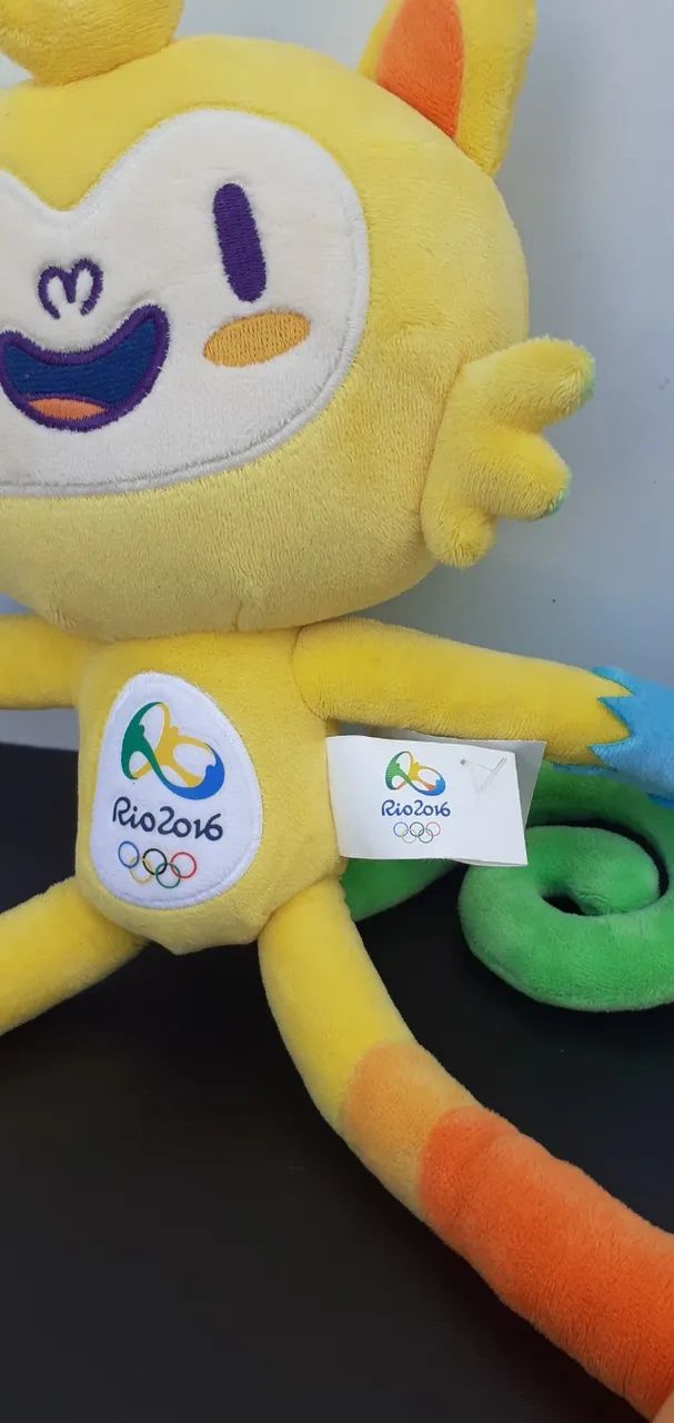 Mascote Vinicius Olimpíadas Rio 2016 Pelúcia Original - Foto 5