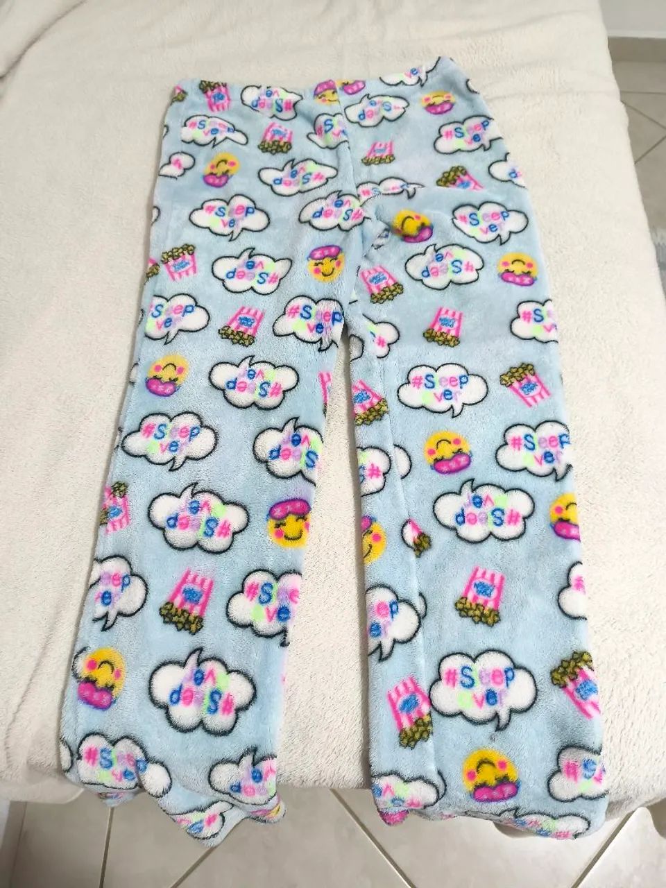 Calça quentinha de pijama