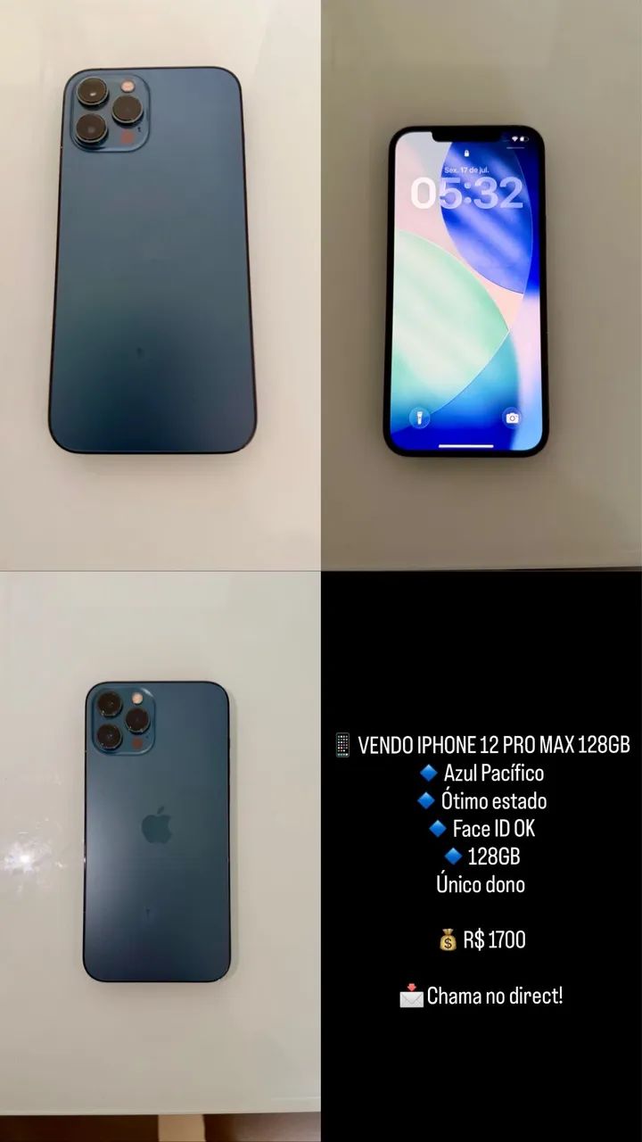 iPhone 12 Pro Max 128gb - Celulares e Smartphones - Setor Oeste