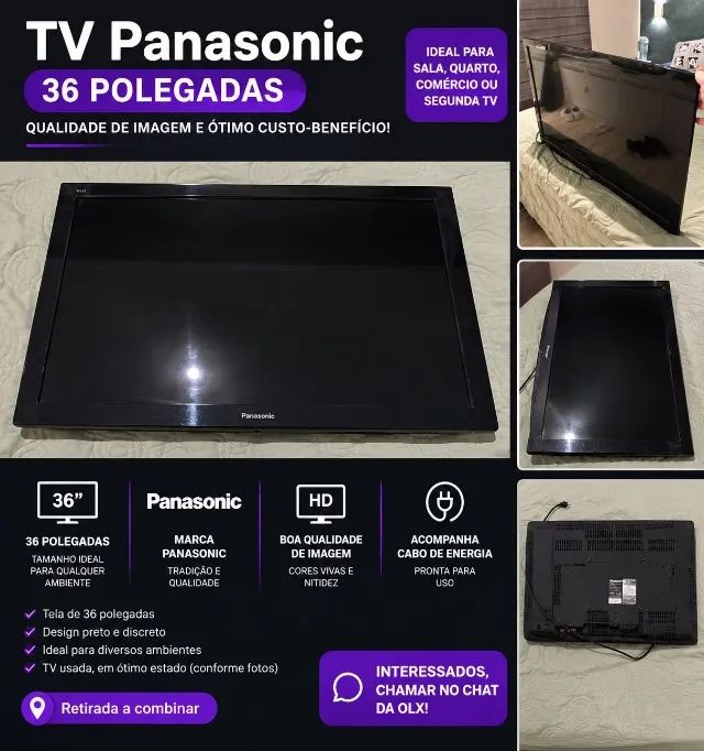 televisão PANASONIC 36''