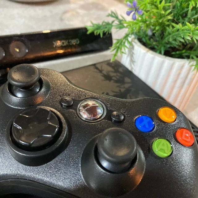 Xbox 360 com controle novo e kinect - Foto 2