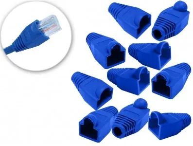 Kit 10 Capas para Plug Rj45 Azul Storm *ENTREGA GRÁTIS*