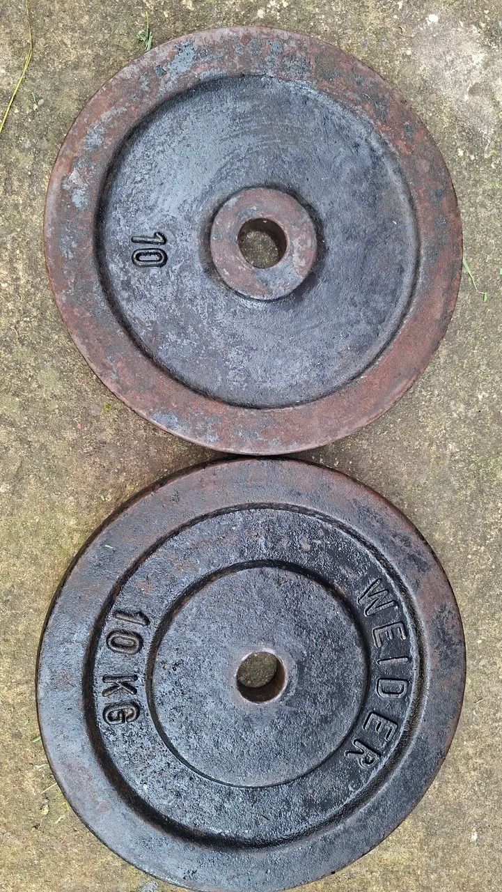 2 anilhas de 10kg  - Foto 2