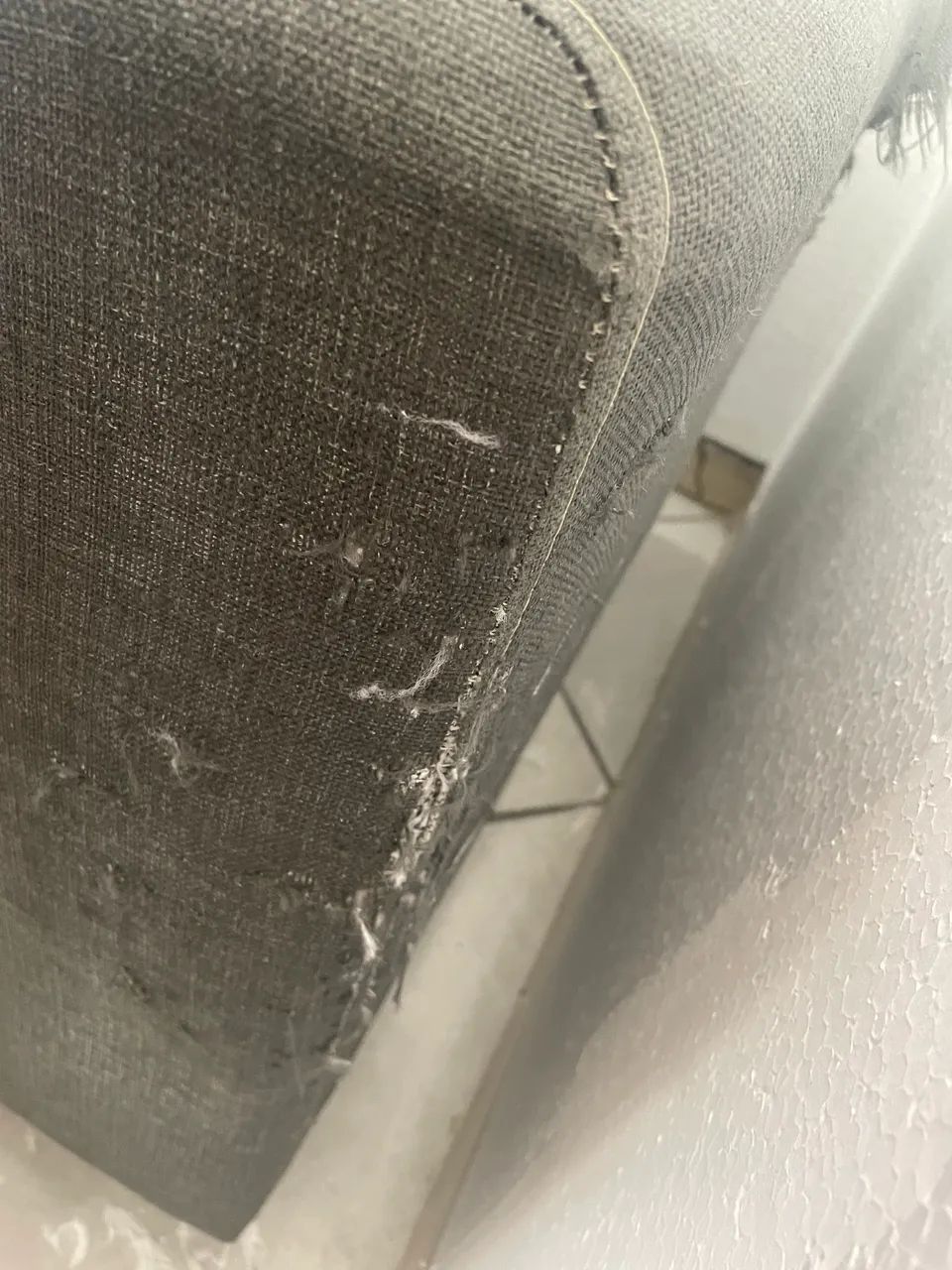 SOFA DE LINHO CINZA - Foto 4