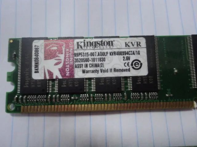 2 pentes memoria kvr400xg64c3a/1g - Foto 2