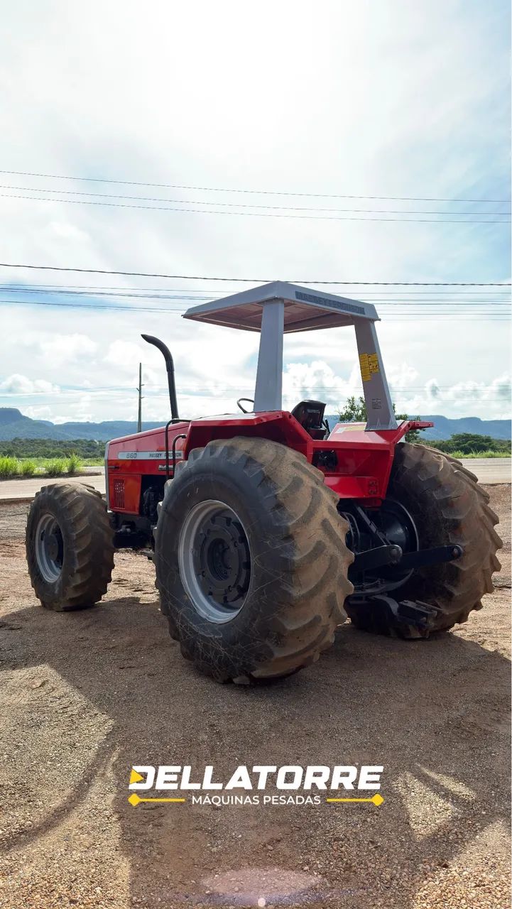 MASSEY FERGUSON 660 2002 TRATOR REVISADO PRONTO PARA TRABALHAR - Foto 4