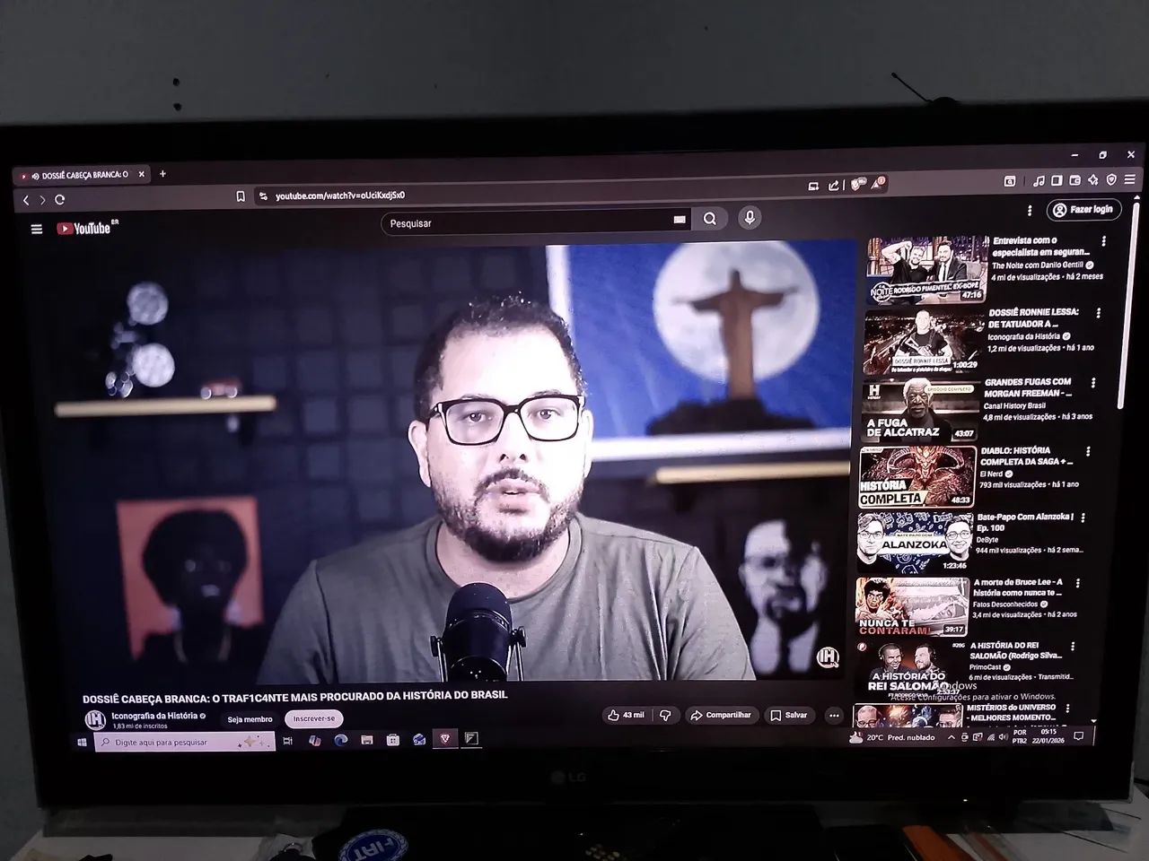 Tv LCD LG 47 polegadas não é smart  - Foto 3