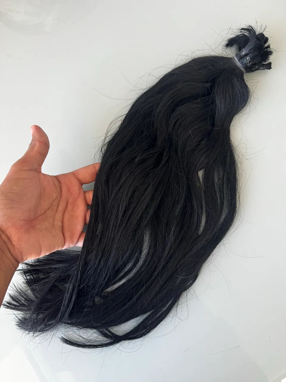 Vendo cabelo humano brasileiro 50 cm preto - Foto 3