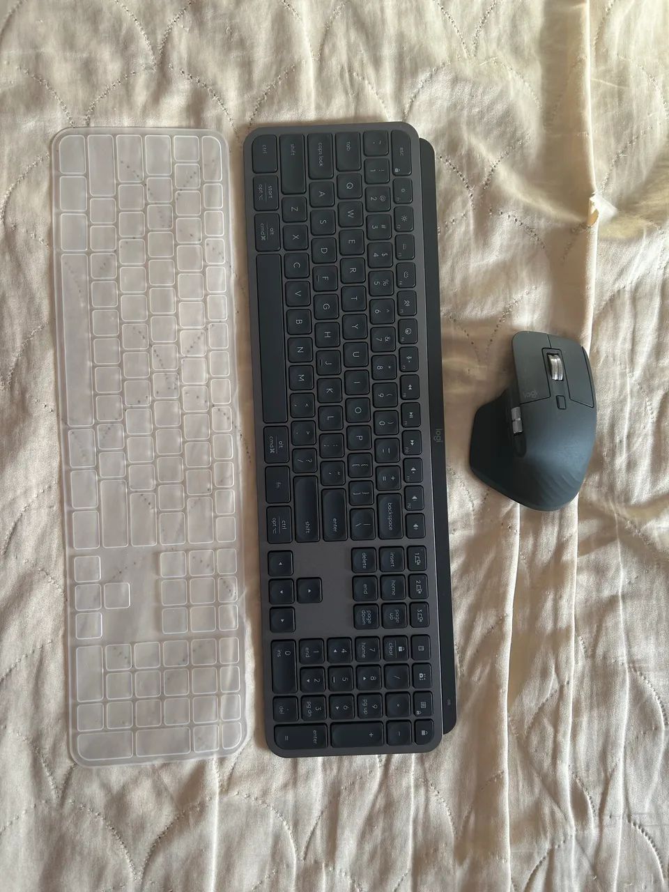Kit mouse e teclado Logitech Mx key S